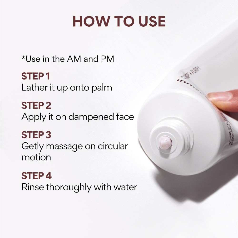 Innisfree Foaming cleanser | Korean Face Wash for Oily/Combination Skin | Pore Cleanser | Acne Prone Skin | Deep Cleansing | For Men and Woman