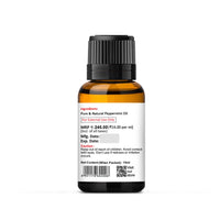 KAZIMA Combo of Rosemary Oil and Peppermint Oil - 100% Pure Essential Oil for Hair Growth, Skin Care, Aromatherapy, Muscles & Joints Pain, 15 ml each