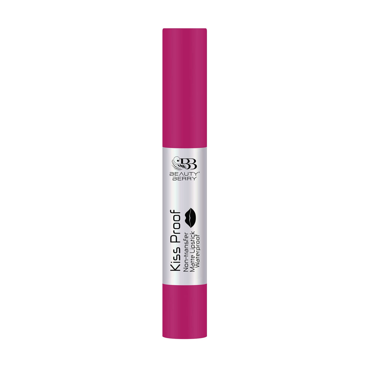 Beauty Berry Magenta Matte Lipstick | Highly Pigmented, Long Lasting, Non-Drying, Non-Transfer, Waterproof & Smudge Proof