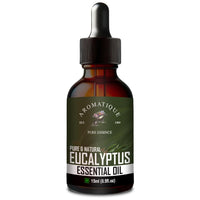 Aromatique Eucalyptus Oil - Pure & Undiluted Eucalyptus Essential Oil - For Hair & Skin Care (15ml)