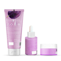PLIX THE PLANT FIX Jamun Cleanser & 10% Niacinamide Acid Serum With Smoothie Moisturizer Combo l Detoxifies The Skin l Reduces Acne Marks l Fades Blemishes l All Skin Types