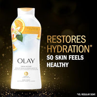 Olay Body Wash Fresh Outlast Orange Blossom & White Tea, 22 fl oz/650ml