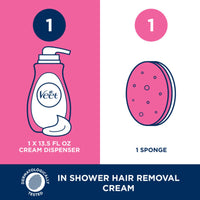 Veet Botanic In Shower Cream Hair Remover 13.5oz Pump
