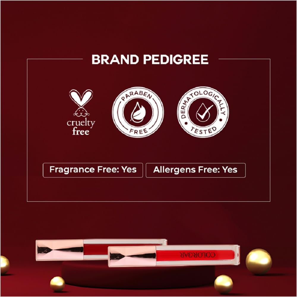 Colorbar Sindoor, Red, 3.8ml | Smudge proof formula | Long lasting