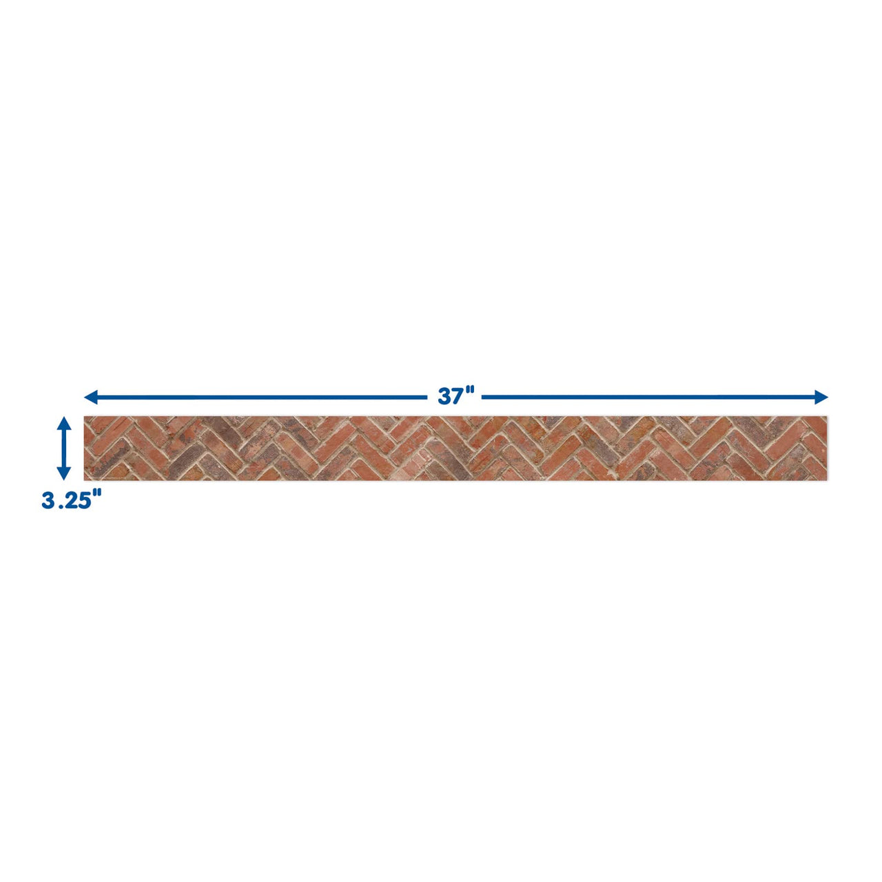 Eureka Curiosity Garden Brick Extra Wide Decorative Classroom and Bulletin Board Trim for Teachers, 3.25" Wide, 12 Strips for 37 Total Feet