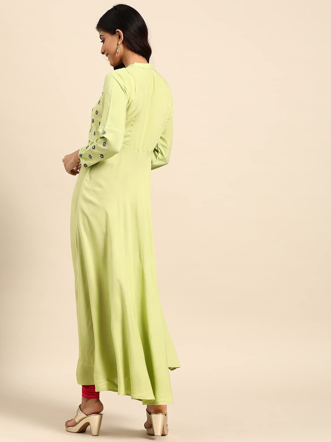 Rapsodia Women's  Rayon Anarkali Kurta