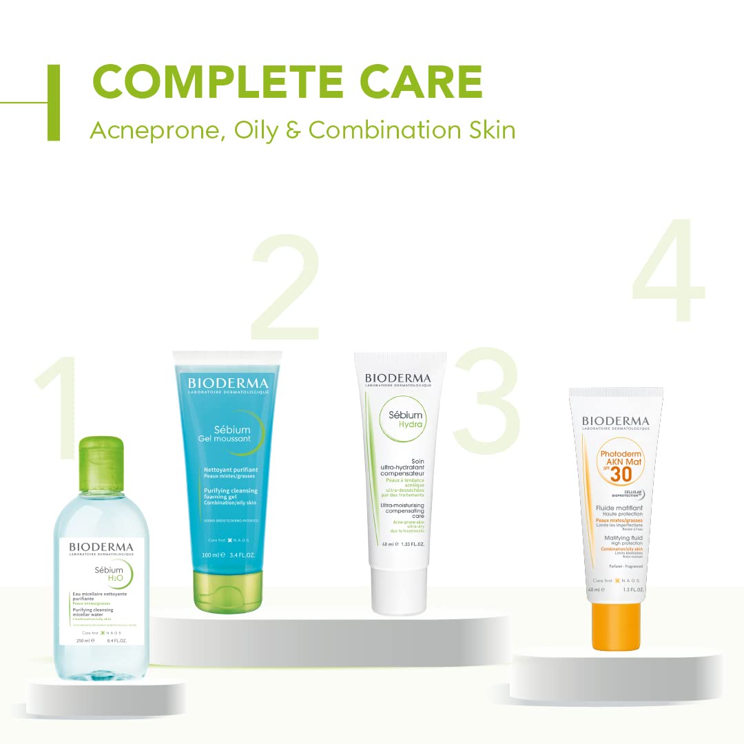 Bioderma Moisturizer for Acne, Redness (Oily Skin) 40ml