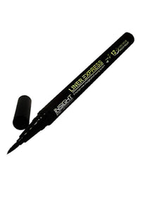 INSIGHT Cosmetics Liner Express Eye Pen, Black(Matte), 1.5g (Black) & Insight Non Transfer Lip Color, Matte Finish, 4ml (19 Dive)