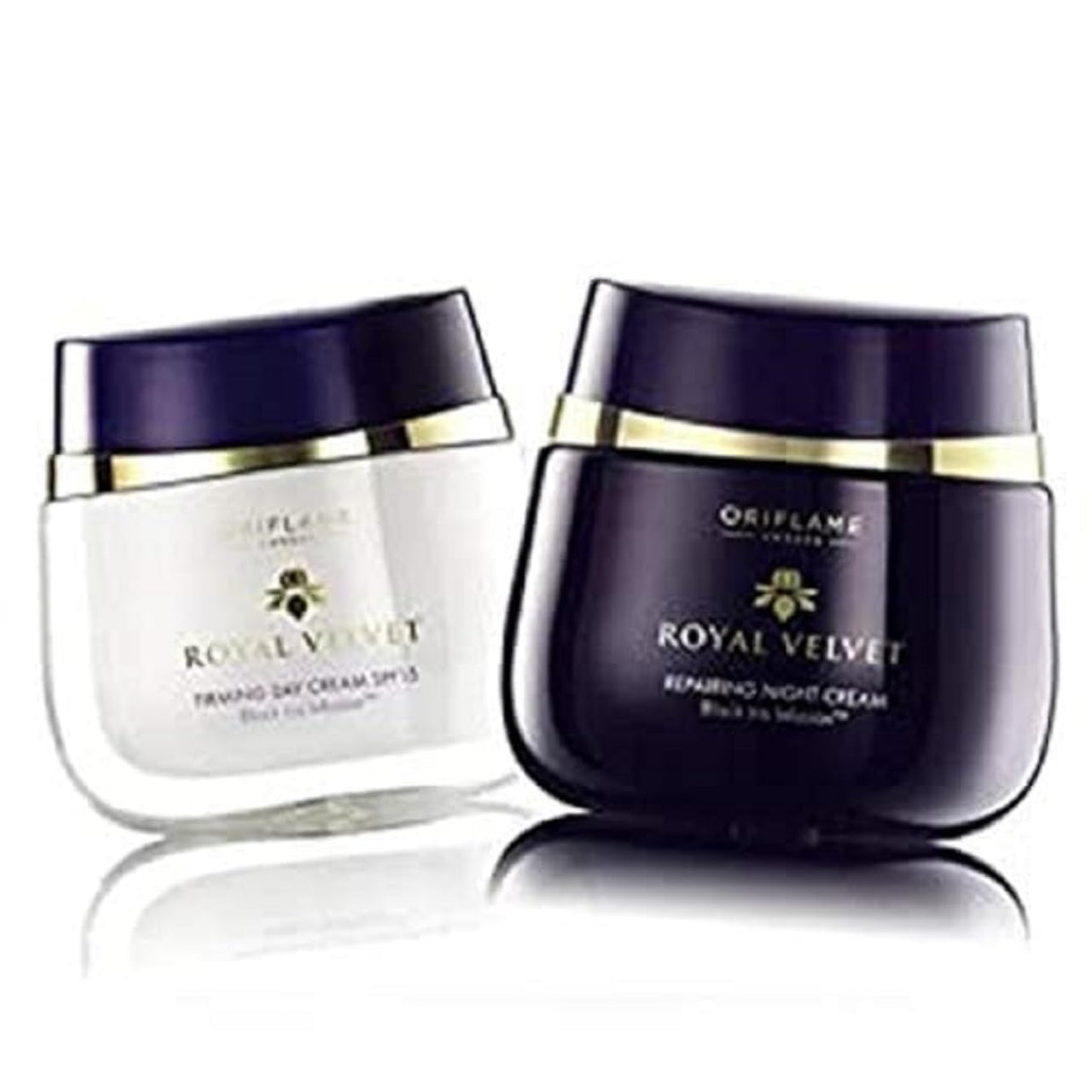 Oriflame ROYAL VELVET Firming Day Cream SPF15 With ROYAL VELVET Repairing Night Cream SET OF 1