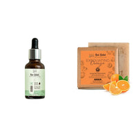 Nat Habit Cold Pressed Oil Combo Jojoba Oil 30ml and Exfoliating Orange Bath Soap 125g For Skin Care, Body Acne & Hair Care