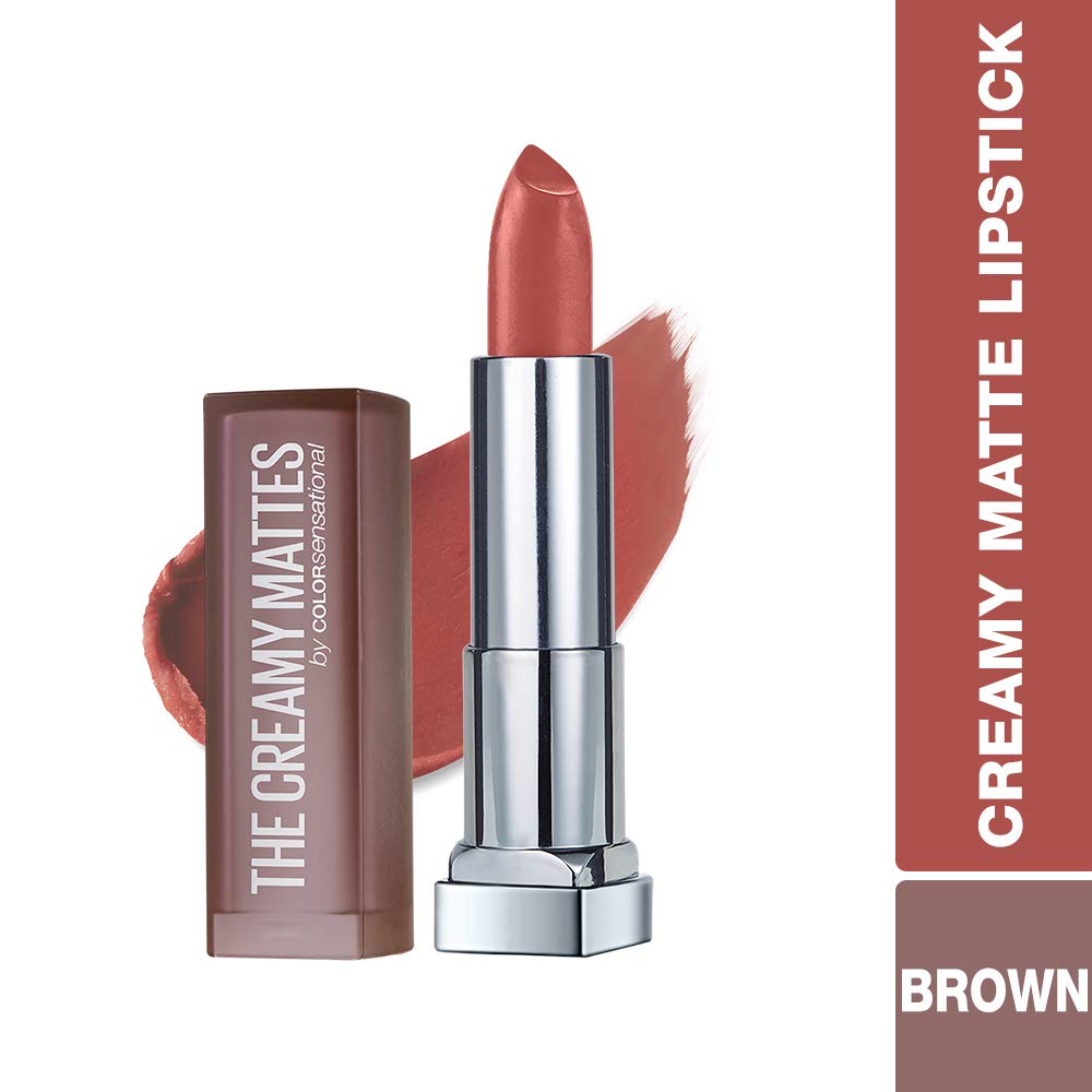 Maybelline New York Prom Queen Makeup Kit - Fit Me Foundation Tube Warm Nude + Hypercurl Mascara Washable + Creamy Matte Nude Nuance