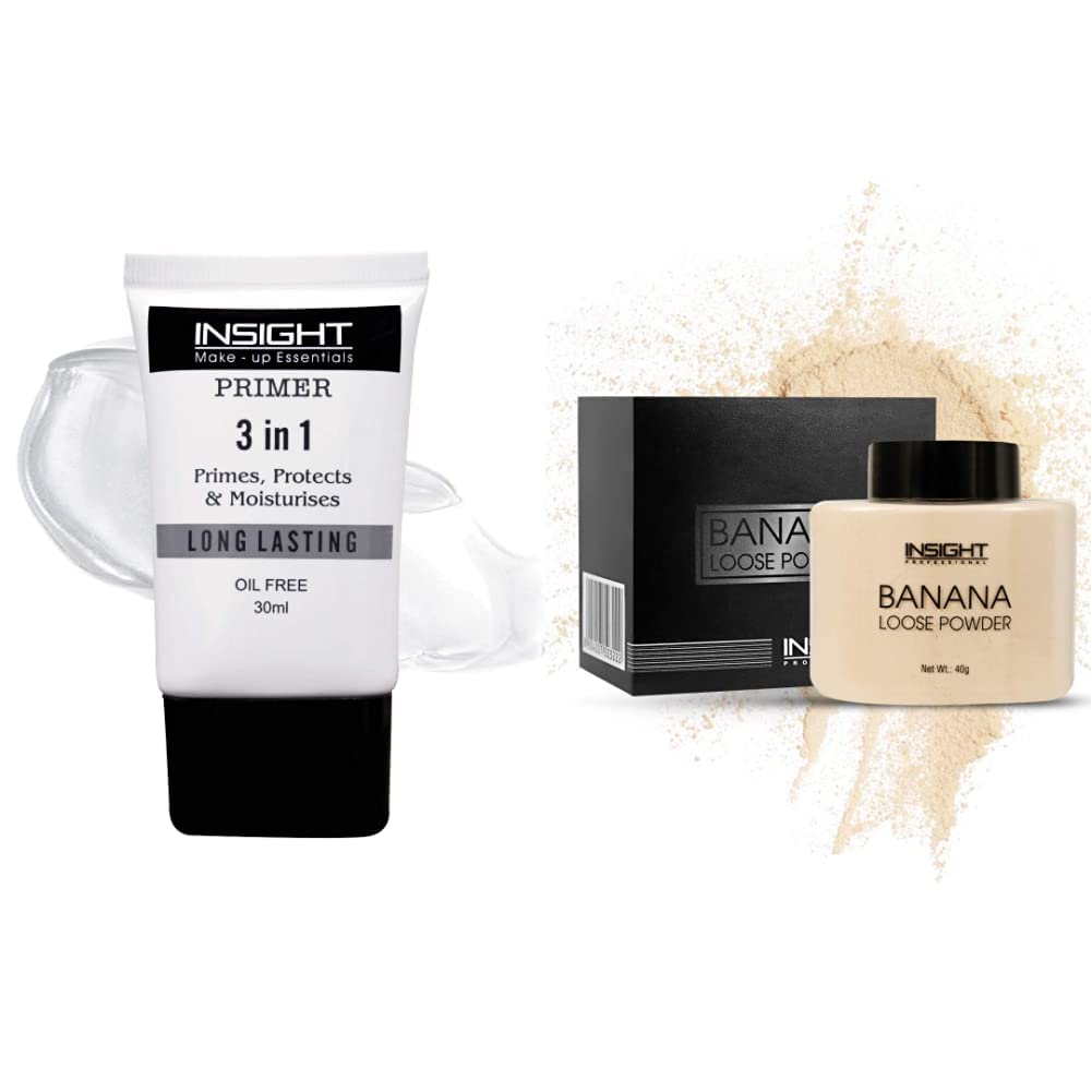 Insight Primer | 3 In 1 Oil Free (PRIMER) & INSIGHT COSMETICSBanana Powder (Banana)