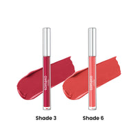 FLiCKA Tomato Liquid Matte Lipstick Transfer Proof, Smudge Proof, Non-Sticky, Creamy Lightweight Shade 3 & Shade 7 Combo