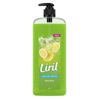 Liril Lemon and Tea Tree Oil Body Wash SuperSaver XL Pump Bottle with Long Lasting Fragrance|| Glycerine|| Paraben Free|| Extra Foam|| 750 ml
