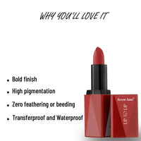 Seven Seas Lip To Lip Full Coverage Matte Lipstick (Roof Terracotta)