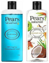 Pears Soft And Fresh Shower Gel, 250Ml & Naturale Nourishing Coconut Water Bodywash, 250 Ml