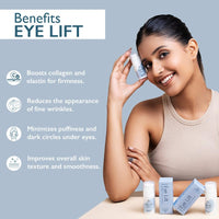 AVEIL Eye Lift Under Eyes Serum | With Hyaluronic Acid, Caffeine & Matrixyl | Smoothens Fine Lines & Wrinkles | Fades Dark Circles | For All Skin Types | Reduces Puffiness | Pack of 1-15ml