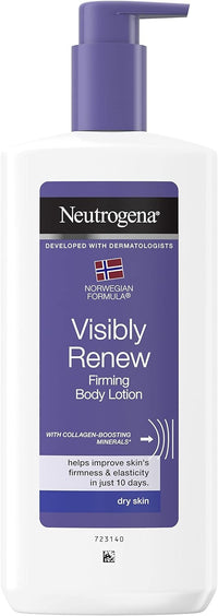 Neutrogena Visibly Renew Firming Body Lotion with collagen-boosting minerals for Dry skin 400ml