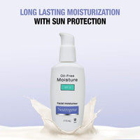 Neutrogena Ultra Sheer Dry Touch Sunblock SPF 50+ Sunscreen For Women And Men, 88ml and Neutrogena Oil-Free Facial Moisturiser SPF 15, 115ml