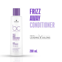 Schwarzkopf Professional Bonacure Frizz Away Fresh Conditioner With Babassu Oil-200 Ml,1 Count (Pack of 2)