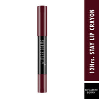 Swiss Beauty 12 Hrs. Stay Matte Lip Crayon, Dynamite Berry, 3g - Long Lasting, Waterproof, Super Stay, Matte Finish Lip Crayon, Long Wear, Crayon Lipstick