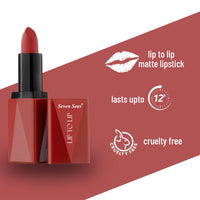 Seven Seas Lip To Lip Full Coverage Matte Lipstick (Roof Terracotta)