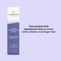 Be Soulfull 12 in one Deep Nourishing hair oil with Rosemary and Methi Seed oil