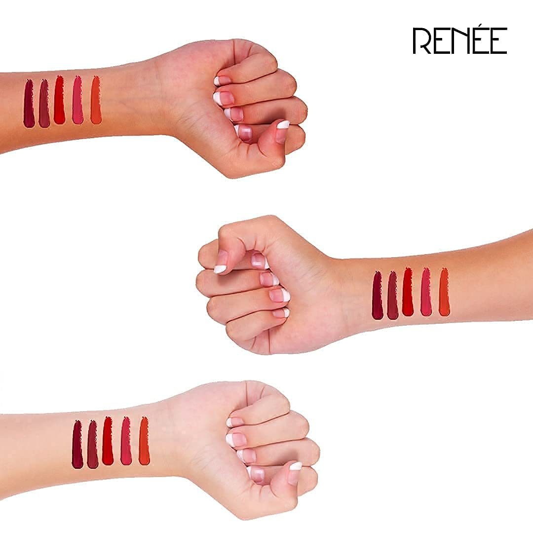 RENEE Lipstick FAB5 (Matte) & Lipstick FAB5 Nude (Matte)