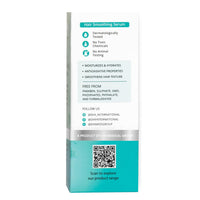 DHI Smoothing Hair Serum For Dry & Frizzy Hair | Moisturises & Hydrates Hair | Smoothness Hair Texture | Enriched with Sweet Almond Oil, Saw Palmetto, Argan Oil & Jojoba Oil | Antioxidant Properties | For Men & Women | Sulphate & Paraben Free | 100 ml