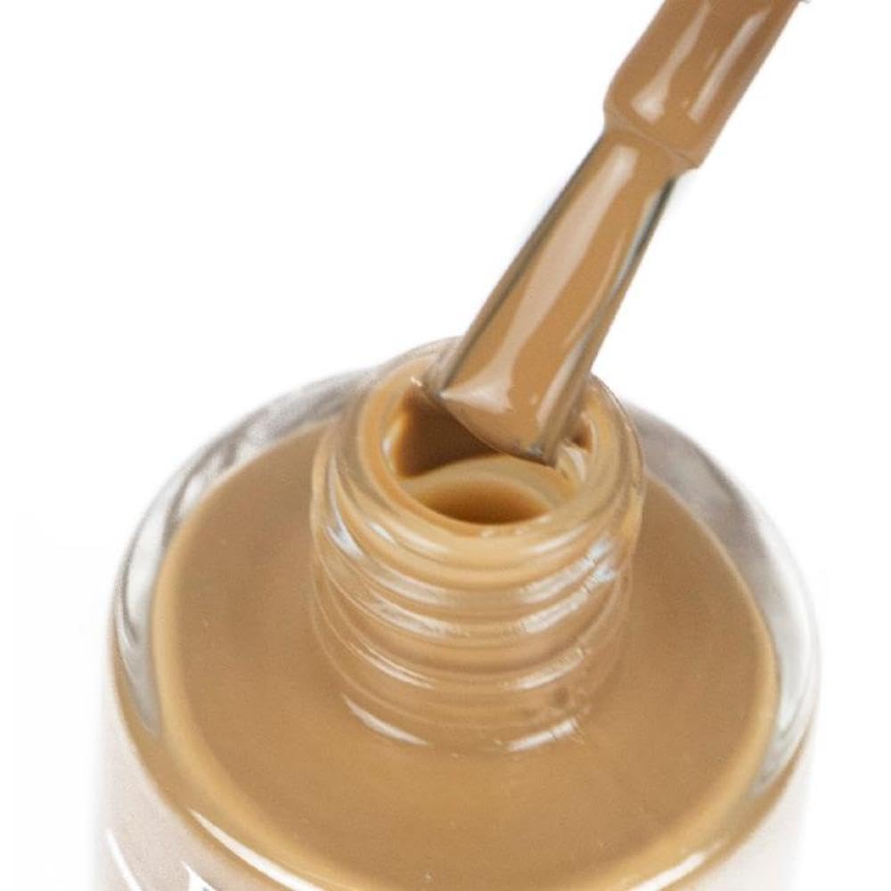 Debelle Gel Nail Polish Caramel Auburn (Caramel Brown Nail Paint)|Non Uv - Gel Glossy Finish |Chip Resistant | Seaweed Enriched Formula| Long Lasting|Cruelty And Toxic Free| 8Ml