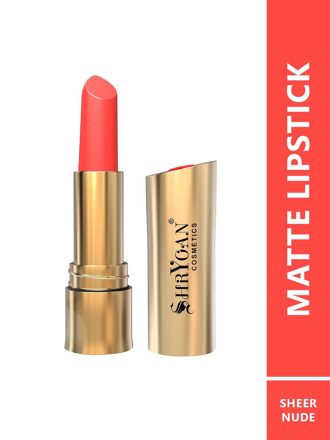 Shryoan Women's Long Lasting Non-Transfer Matte Lipstick| Smudge & Waterproof Lipstick With 24 Hr Stay (Shade 13)