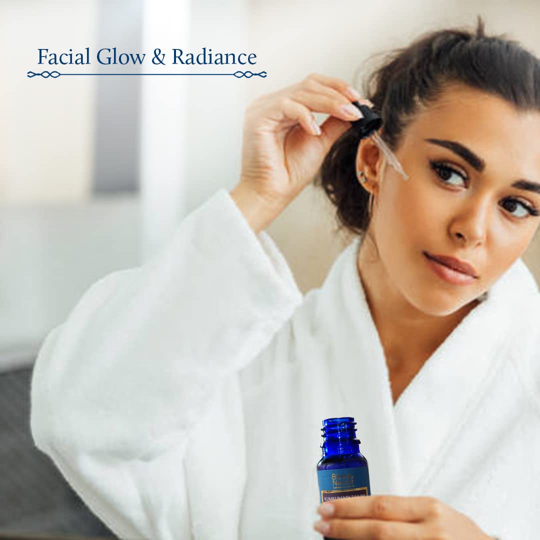 Blue Nectar Kumkumadi Face Serum 10ml & Rose Face Mist 100 ml