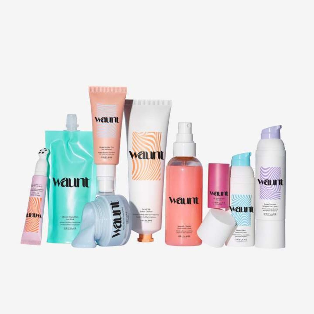 Oriflame WAUNT Level Up Butter Cleanser | Melts Make-Up & Dirt | Deeply Cleanses & Hydrates | Balm-to-Oil Make-Up Remover| Non-Greasy Finish | Dermatologically & Ophthalmologically Tested | 150 ml