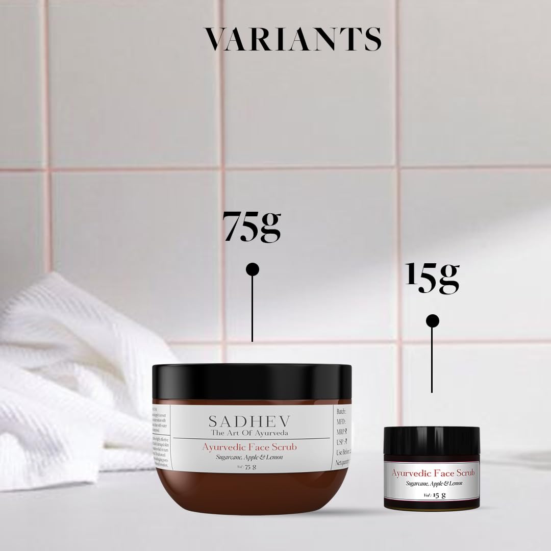 Sadhev Ayurvedic Face Scrub - 15gm