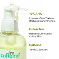 mCaffeine Glycolic Acid & Kojic Acid Body Wash (Pack of 2) | Value Pack Combo for Pigmentation & Dark Spots Correction | 10% AHA| Exfoliating Shower Gel for Men & Women