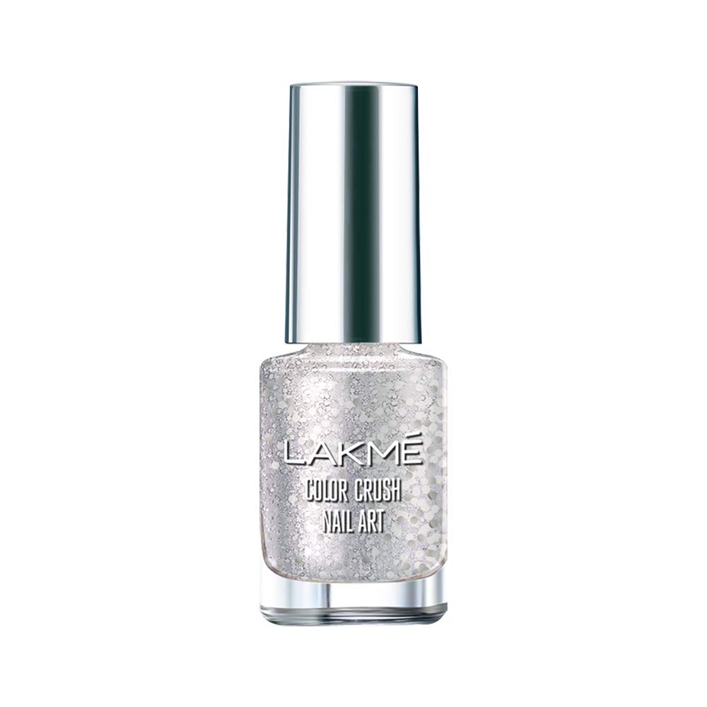 Lakmé Color Crush Nail Art P2, Silver, 6 ml