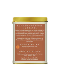 Makaibari Summer Solistics Mascatle | 100 gm Tin caddy | Second Flush Black | Summer Tea | Strong Black Tea