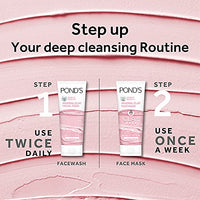 POND'S Bright Beauty Mineral Clay Vitamin B3, 4X Oil Absorbing, Brightening, For Oil Free Instant Glow, Face Wash 90 g