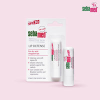 SebaMed Lip Defense Lip Balm With Spf 30 + Vit E | Regenerates Dry, Chapped Lips | Intensive Care With Vit E, Jojoba Oil & Chamomile |Clinically Tested | For Men & Women, 4.8 Gm, White