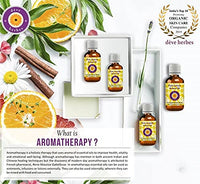 Deve Herbes Niaouli Essential Oil (Melaleuca quinquenervia) Pure | Non-Sticky | Non-greasy | Lightweight | Men & Women | All Skin Types | Steam Distilled 10ml