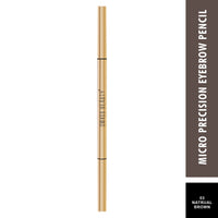 Swiss Beauty Micro Precision Eyebrow Pencil, Highly Pigmented, Long-Lasting and Lightweight Eyebrow Pencil | Shade - Natural Brown, 0.1g