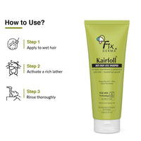 Fixderma Kairfoll Anti Hairloss Shampoo | Shampoo for Hair Fall Control | Anti-Dandruff Shampoo | Hair Shampoo for Women & Men - 200 ml