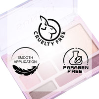 Seven Seas Sunset Eyeshadow 10 Pigmented Colors Eyeshadow Palette| Long Wearing And Easily Blendable Eye Makeup Palette | Matte,Shimmery & Metallic Finish (Skin)