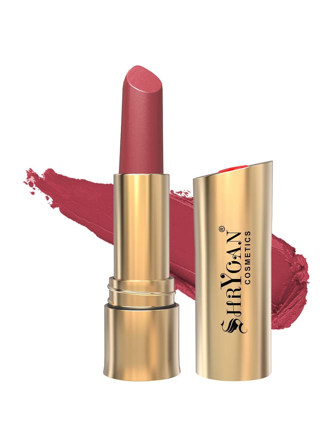 Shryoan Women's Long Lasting Non-Transfer Matte Lipstick| Smudge & Waterproof Lipstick With 24 Hr Stay (Shade 17)