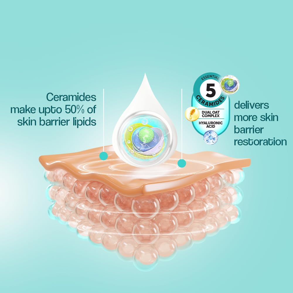 Venusia Ceraplus Cream for Dry Skin - 5 Essential Ceramides for Deep moisturization & barrier repair I With Oat oil & oat extract,Hyaluronic Acid I Fragrance free face cream I 100g