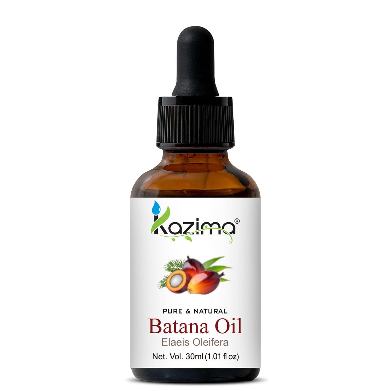 KAZIMA Batana Oil for Hair Growth | Pure Batana Oil Cold Pressed for Healthy Hair & Scalp | Promotes Stronger & Shiny Hair | 30 ml