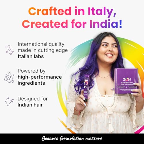2.Oh! Italian- Aqua Marine Hair Color For Women & Men | Ammonia-Free DIY Semi Permanent Hair Color | Enriched with Argan Oil | Lasts upto 12-15 Washes