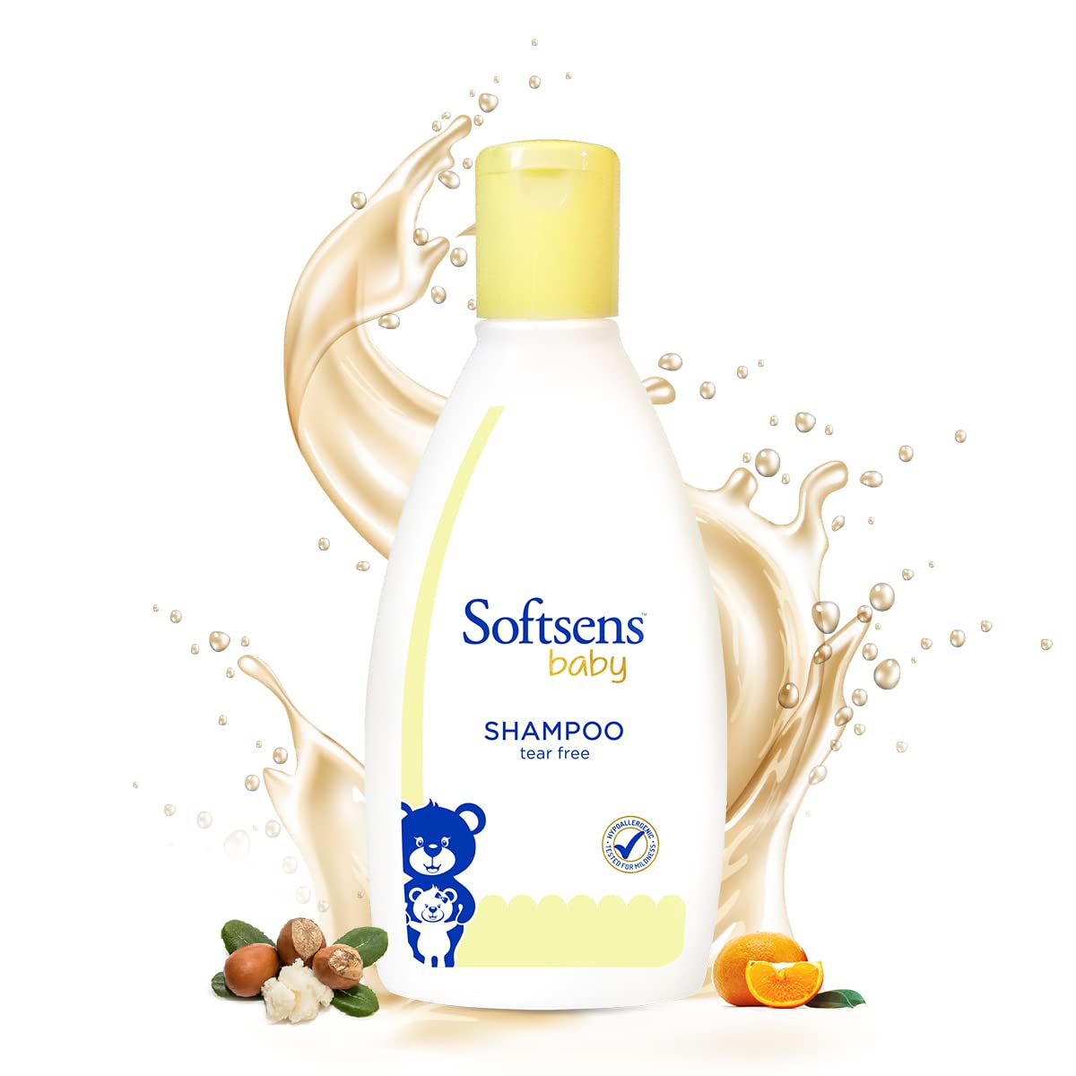 Softsens Baby TEAR FREE Shampoo | Mild, Hypoallergenic , Paraben & Sufate Free 200ml
