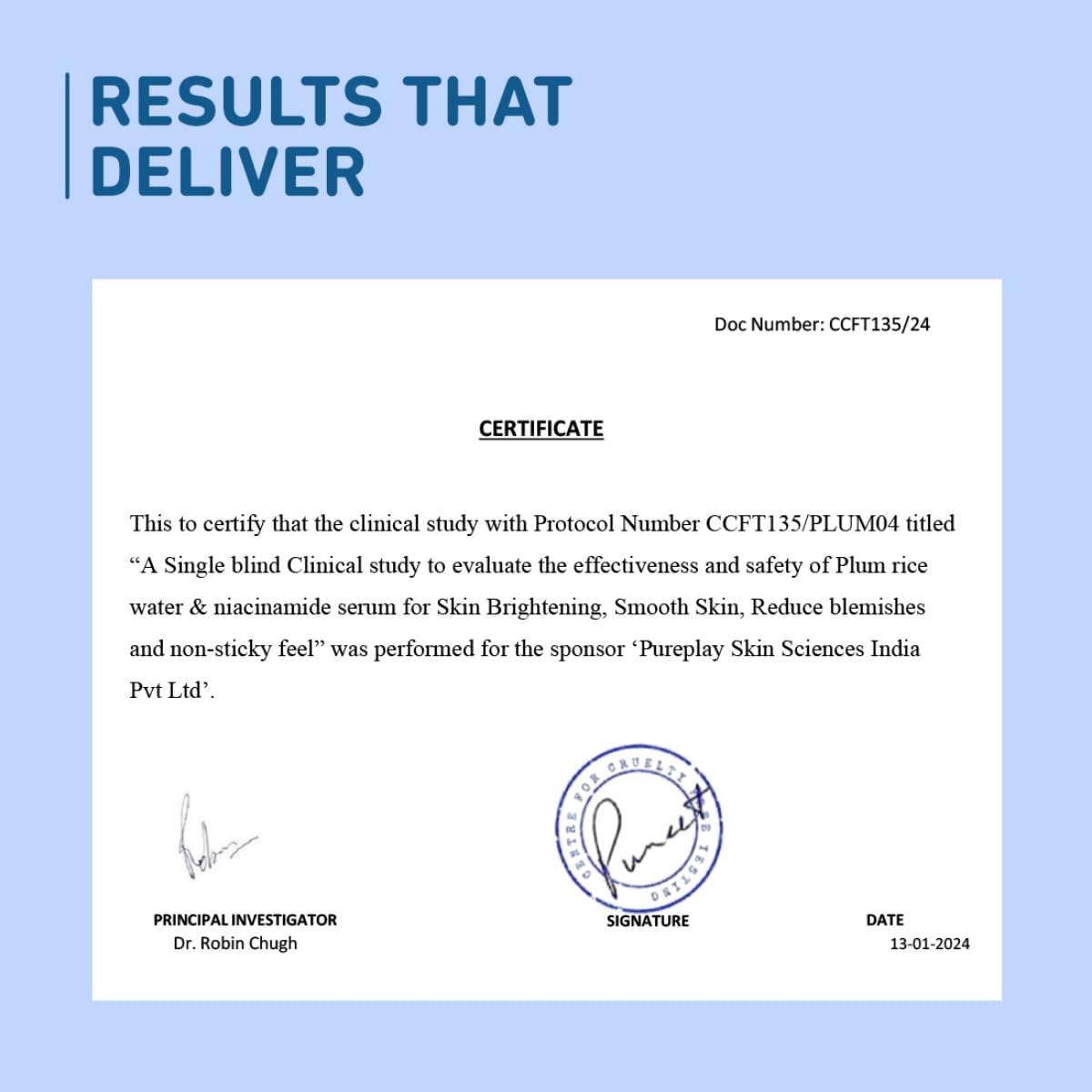 Plum 10% Niacinamide Serum with Rice Water | Provides Clear, Glowing & Brightening Skin | for Acne Prone, Combination, Oily & Sensitive Skin | Oil Control & Anti Acne Face Serum for Women & Men | 10ml