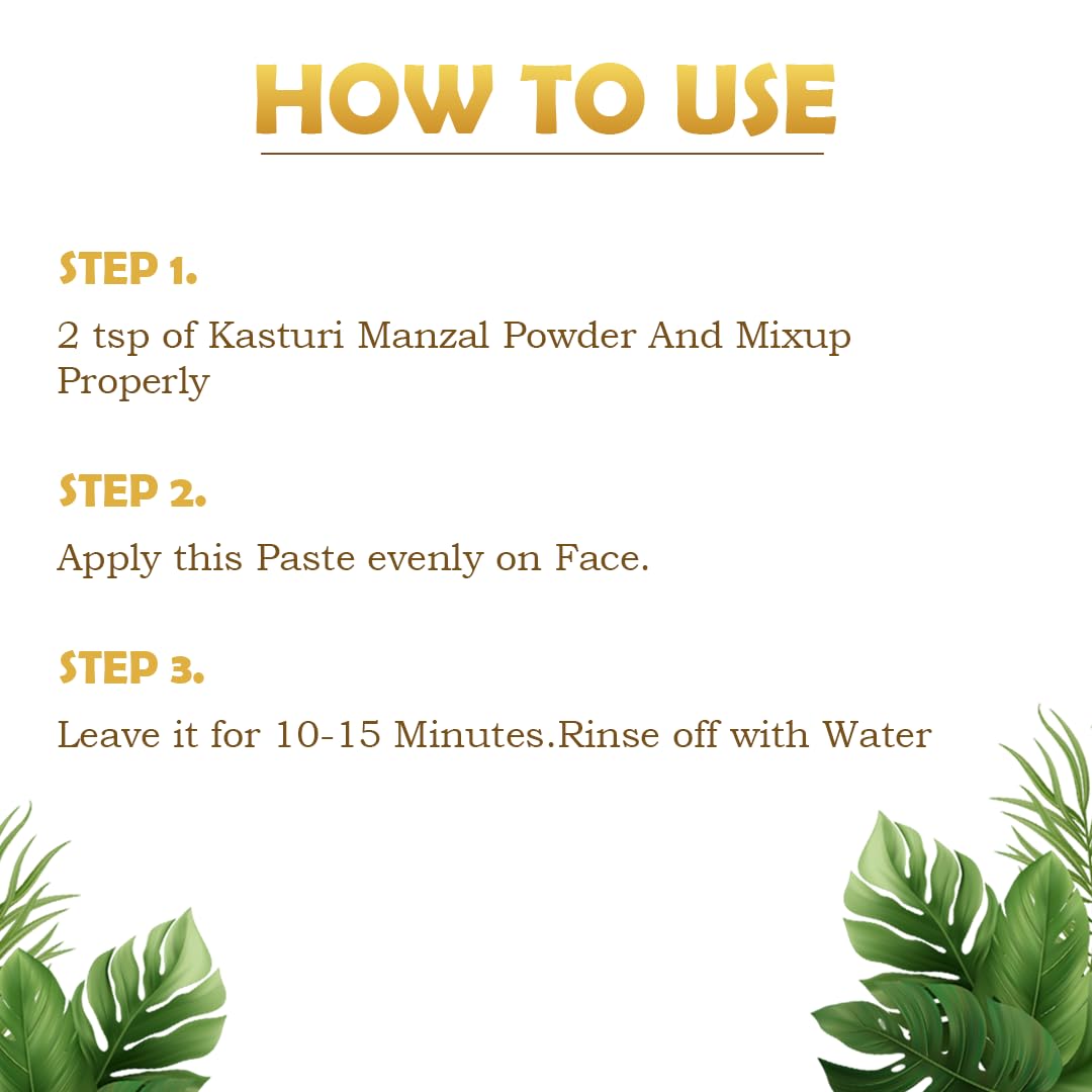 VEDAHARVEST Kasturi Manjal - Curcuma Aromatica/Wild Turmeric Powder For All Skin Types| For Glowing Skin| Skin Tone | Blemish-Free | Overall Complexion| 120Gm, 1 Count